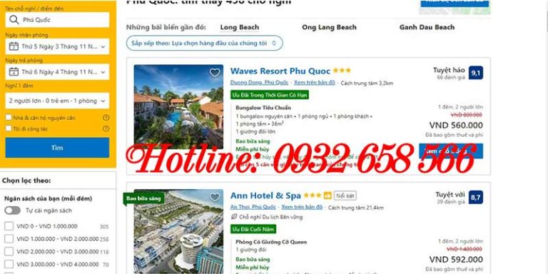 Booking.com có xuất hóa đơn không?