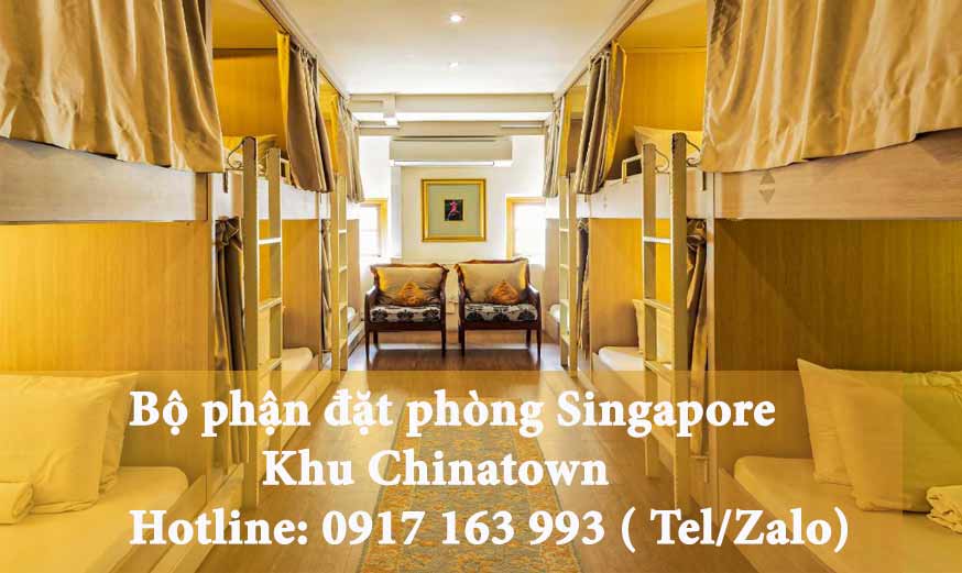 tìm phòng khách sạn giá rẻ ở singapore khu chinatown