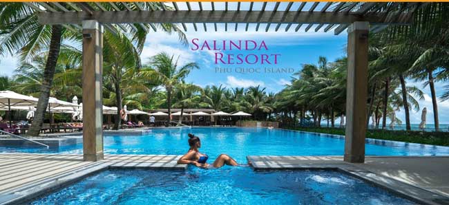 chương trình khuyến mãi 2 ngày 1 đêm ở salinda resort phú quốc bể bơi ngoài trời