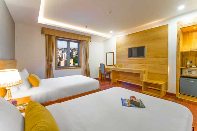 Sunny Ocean Hotel & Spa Đà Nẵng phòng deluxe twin city