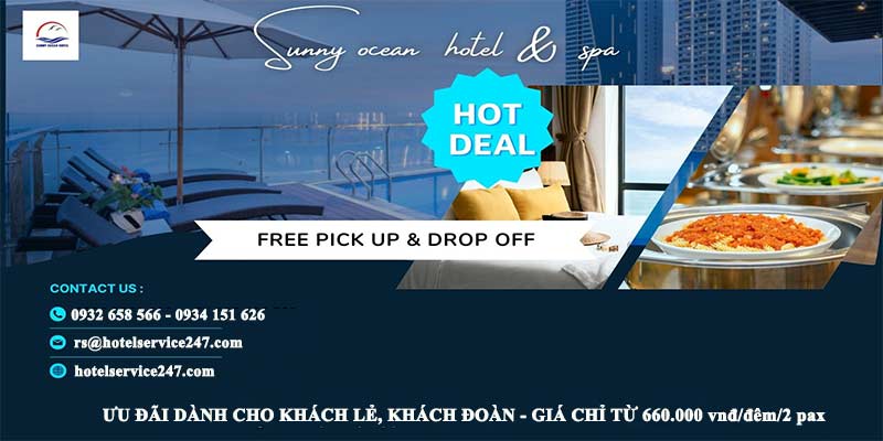Sunny Ocean Hotel & Spa Đà Nẵng ưu đãi dành cho khách đoàn